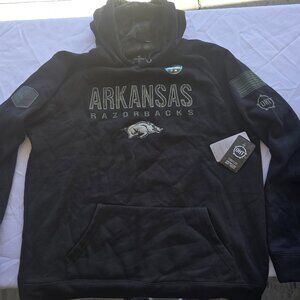 Colosseum Arkansas Razorbacks Stitched Operation Hat Trick hoodie-3XL